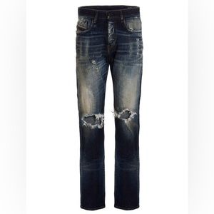 EUC Men’s Size 30 (30” X 30”) Christian Dior Homme Distressed Denim Blue Jeans